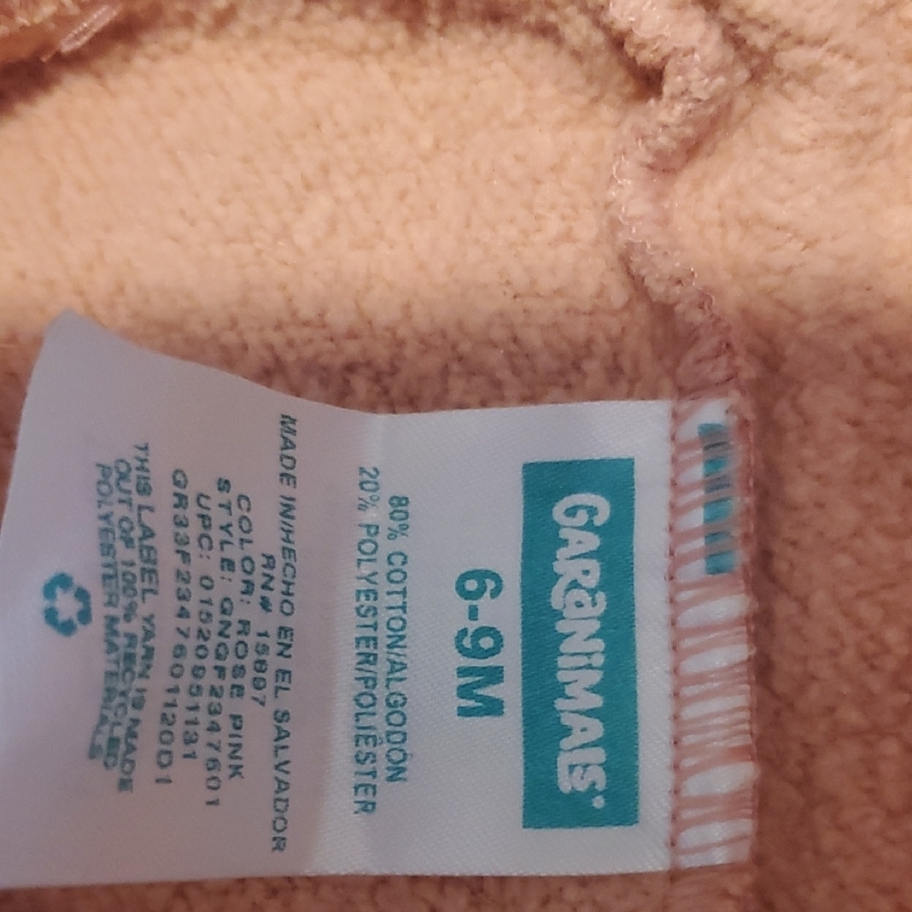 🐻 Garanimals Blush Pink Kids Sweatpants - Picture 2 of 3